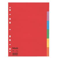 Separatore Economy - 6 tasti - cartoncino colorato 160 gr - A4 - multicolore - Esselte - 100200 - 5902812100204 - DMwebShop