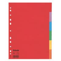 Separatore Economy - 6 tasti - cartoncino colorato 160 gr - A4 - multicolore - Esselte - 100200 - 5902812100204 - DMwebShop