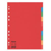 Separatore Economy - 10 tasti - cartoncino colorato 160 gr - A4 - multicolore - Esselte - 100201 - 5902812002010 - DMwebShop