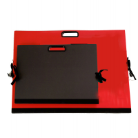 Cartella portadisegni - con maniglia - 35 x 50 cm - rosso - Brefiocart 0204403-R
