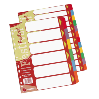 Separatore Festival - 6 tasti neutri colorati - cartoncino 140 gr - A4 - multicolore - Esselte - 1600226 - 8004389080594 - DMwebShop