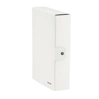 Scatola progetto WOW - dorso 8 cm - bianco metallizzato - conf. 5 pezzi - Leitz - 39670001 - 4002432534968 - DMwebShop