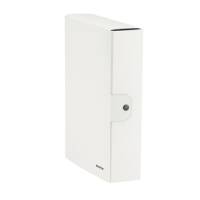 Scatola progetto WOW - dorso 8 cm - bianco metallizzato - conf. 5 pezzi - Leitz - 39670001 - 4002432534968 - DMwebShop