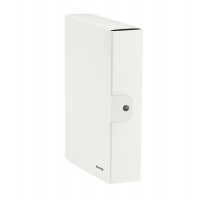 Scatola progetto WOW - dorso 8 cm - bianco metallizzato - conf. 5 pezzi - Leitz - 39670001 - 4002432534968 - DMwebShop