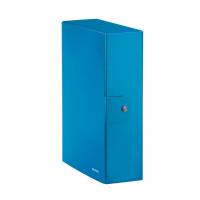 Scatola progetto WOW - dorso 10 cm - blu metallizzato - conf. 5 pezzi - Leitz - 39680036 - 4002432535033 - DMwebShop