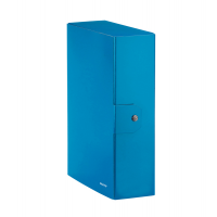 Scatola progetto WOW - dorso 10 cm - blu metallizzato - conf. 5 pezzi - Leitz - 39680036 - 4002432535033 - DMwebShop