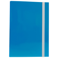 Cartella progetto - con elastico - dorso 3 cm - azzurro - Starline