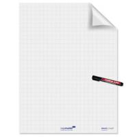 Fogli elettrostatici Magic Chart - 60 x 80 cm - quadretti 2,5 cm - rotolo da 25 pezzi - Legamaster - L-1590 00 - 8713797095167 - DMwebShop