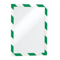 Cornice adesiva Duraframe Security A4 - pannello magnetico - 21 x 29,7 cm - verde-bianco - conf. 2 pezzi - Durable - 4944-131 - 4005546406558 - DMwebShop
