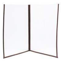 Portamenu' Crystal BR2 doppio per 4 fogli - A4 - set 3 pezzi - Securit - MC3-CYA4-BR2 - 8717624244827 - DMwebShop