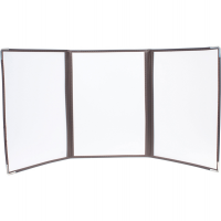 Portamenu' Crystal BR3 triplo per 6 fogli - A4 - set 3 pezzi - Securit - MC3-CYA4-BR3 - 8717624244834 - DMwebShop