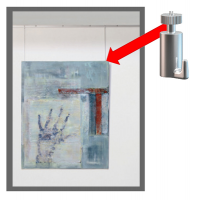 Ganci per kit Arte System - portata massima 15 kg - conf. 10 pezzi - Studio T - 1512007 - DMwebShop