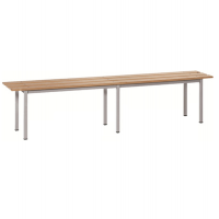 Panca in legno - a 6 posti - 200 x 35 x 45 cm - Fasma - PF/LE/M/2000 - DMwebShop