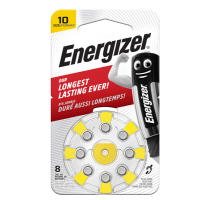 Pile per apparecchi acustici 10 Zinc Air - blister 8 pezzi - Energizer - E301431700 - 7638900425734 - DMwebShop