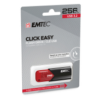 Memoria USB B110 USB 3.2 ClickeEasy - rosso - 256 Gb - Emtec - ECMMD256GB113 - 3126170173218 - DMwebShop