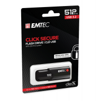 Memoria USB B120 ClickeSecure - 512 Gb - Emtec - ECMMD512GB123 - DMwebShop