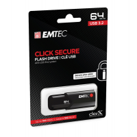 Memoria USB B120 ClickeSecure - 64 Gb - Emtec - ECMMD64GB123 - 3126170173362 - DMwebShop