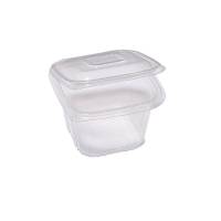Contenitori in PP - con coperchio incernierato - 12 x 12 x 7,5 cm - pack 50 pezzi - Europack - 48401052 - 8007626780417 - DMwebShop