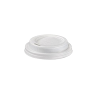 Tappo per bicchiere in CPLA bianco 115 ml - conf. 1000 pezzi - Leone Q3008.100