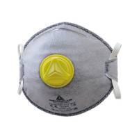 Mascherina filtrante FFP2 - per vapori organici - con valvola - monouso - conf. 10 pezzi (imbustati singolarmente) - Deltaplus - M1200VWC - 3295249176600 - DMwebShop