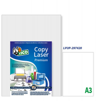 Etichetta in poliestere LP3P - permanente - 297 x 420 mm - 1 etichetta per foglio - bianco - conf. 250 fogli A3 - Tico - LP3P-297420 - 8007827192620 - DMwebShop