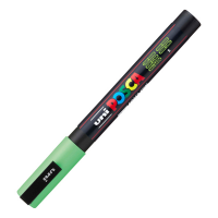 Marcatore Uni Posca PC3M - punta fine - 0,9 - 1,3 mm - verde chiaro - Uni Mitsubishi - M PC3M VC - 4902778915875 - DMwebShop