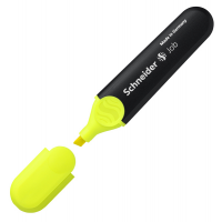 Evidenziatore Job - punta a scalpello - tratto da 1 - 5 mm - colore giallo - conf. 10 pezzi - Schneider - P001505 - 4004675015051 - DMwebShop