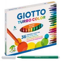 Pennarelli Turbo Color punta - Ø 2,8 mm - colori assortiti astuccio - conf. 36 pezzi - Giotto - 418000 - 8000825413001 - DMwebShop