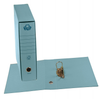 Registratore Eco New - dorso 8 cm - protocollo - 23 x 33 cm - azzurro - conf. 12 pezzi - Brefiocart - 0201170-AZ - 8014819012361 - DMwebShop