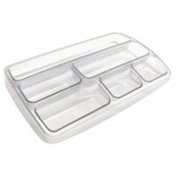 Vaschetta portacancelleria - 25,3 x 3,4 x 15,7 cm - trasparente neutro - Arda - TR3110CR - 9004038331243 - DMwebShop