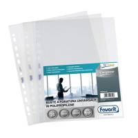 Buste forate L'originale - Top - liscio - 30 x 42 cm - libro - trasparente - conf. 10 pezzi - Favorit - 100460119 - 8006779016305 - DMwebShop