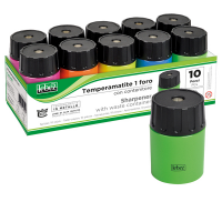 Temperamatite - 1 foro - con contenitore - conf. 10 pezzi - Lebez - 403 - 8007509052587 - DMwebShop