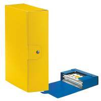 Scatola progetto Eurobox - dorso 10 cm - 25 x 35 cm - giallo - conf. 5 pezzi - Esselte - 390330090 - 48354A - DMwebShop