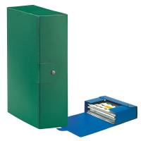 Scatola progetto Eurobox - dorso 10 cm - 25 x 35 cm - verde - conf. 5 pezzi - Esselte - 390330180 - 48356A - DMwebShop