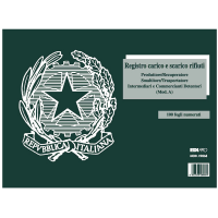 Registro carico-scarico rifiuti detentori - Mod. A - 22,5 x 29,7 cm - 100 pagine - numerate - Edipro E2868