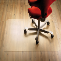 Tappeto salvapavimenti - 120 x 150 cm - rettangolare - plastica riciclata - trasparente - Paperflow - K490020 - 7610859080097 - DMwebShop