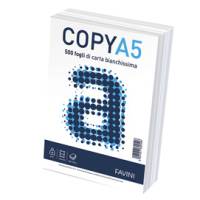 Carta Copy - A5 - 80 gr - bianco - 148 x 210 mm - risma 500 fogli - conf. 12 pezzi - Favini - A620505 - 8007057600506 - DMwebShop