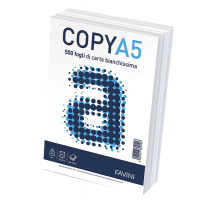 Carta Copy - A5 - 80 gr - bianco - 148 x 210 mm - conf. 500 fogli - Favini - A620505 - 8007057600506 - DMwebShop