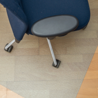 Tappeto salvapavimenti - 90 x 120 cm - rettangolare - plastica riciclata - trasparente - Paperflow - K490011 - 3660141912579 - DMwebShop