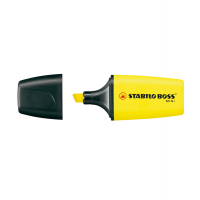 Evidenziatore Boss Mini - punta scalpello - tratto 2 - 5 mm - giallo 24 - Stabilo - 07/24 - 4006381197564 - DMwebShop