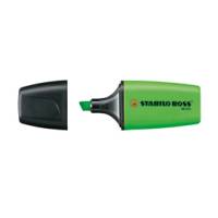 Evidenziatore Boss Mini - punta a scalpello - tratto 2 - 5 mm - verde 33 - conf. 10 pezzi - Stabilo - 07/33 - 42117650 - DMwebShop