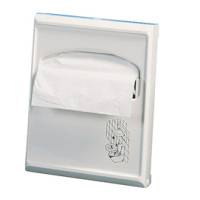 Dispenser per carta copriwater Mini - 23 x 5,5 x 29,5 cm - bianco - Mar Plast - A53002 - 8020090022128 - DMwebShop