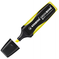 Evidenziatore Green Boss - punta a scalpello - tratto 2 - 5 mm - giallo 24 - plastica riciclata - conf. 10 pezzi - Stabilo - 6070/24 - 4006381436618 - DMwebShop
