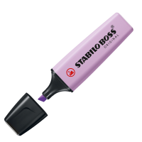 Evidenziatore Boss Original Pastel - punta a scalpello - tratto da 2 - 5 mm - glicine 155 - conf. 10 pezzi - Stabilo - 70-155 - 70/155 - 4006381492355 - DMwebShop