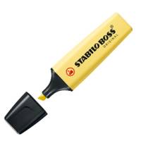 Evidenziatore Boss Original Pastel - punta a scalpello - tratto 2 - 5 mm - giallo banana 144 - conf. 10 pezzi - Stabilo - 70/144 - 4006381492416 - DMwebShop