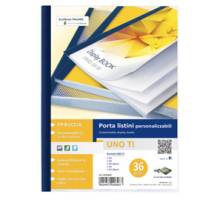 Portalistini personalizzabile Uno TI - 22 x 30 cm - 36 buste - blu - Sei Rota - 55223607 - 8004972006963 - DMwebShop