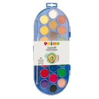 Pastiglie Acquerelli - Ø 30 mm - colori assortiti - astuccio da 22 pastiglie - Primo - 114A22SG - 8006919001147 - DMwebShop