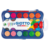 Pastiglie Acquerelli - Ø 30 mm - colori assortiti - astuccio 24 pastiglie - Giotto - 352400 - 8000825967726 - DMwebShop