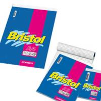 Blocco note Bristol - 5 mm - 210 x 297 mm - 50 gr - 70 fogli - conf. 10 pezzi - Blasetti - 1037 - 8007758012233 - DMwebShop