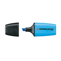Evidenziatore Boss Mini - punta a scalpello - tratto 2 - 5 mm - azzurro 31 - conf. 10 pezzi - Stabilo - 07/31 - 4006381197571 - DMwebShop